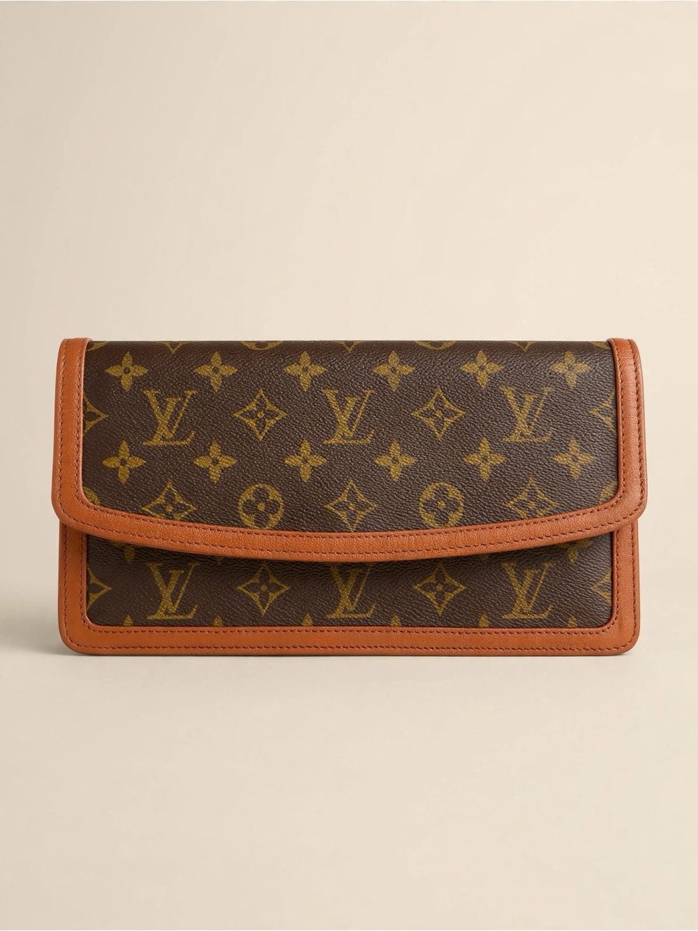 Authentic Vintage Louis Vuitton Monogram Clutch Bag Made in France